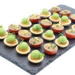 Vegan canapes for vegan and vegetarian