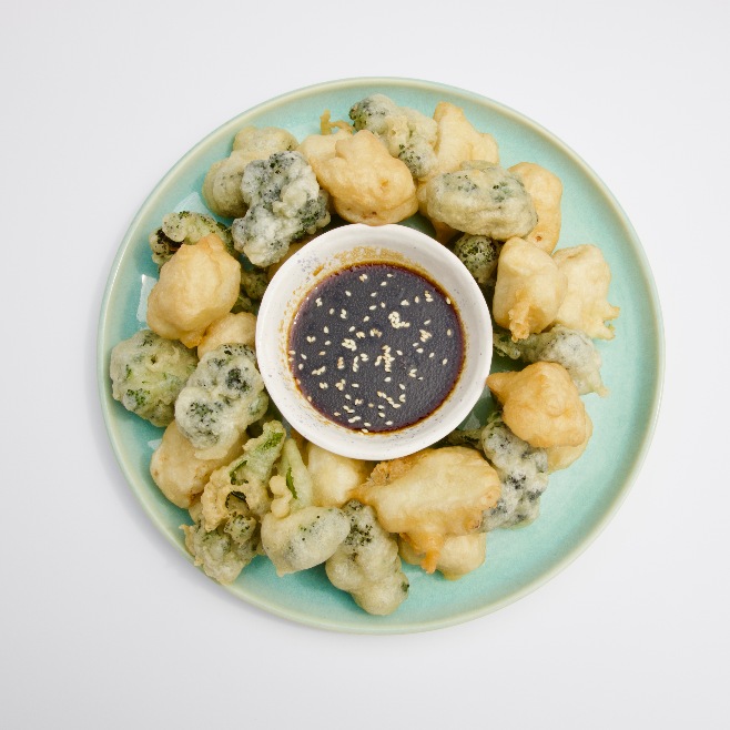 Vegan Tempura Bites – Cauliflower & Broccoli